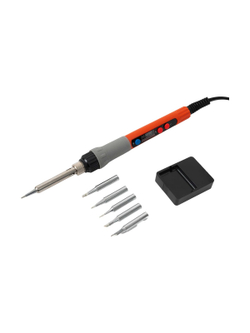 Керамический паяльник Gigant с регулировкой температуры и дисплеем, 5 жал 65Вт GES-02