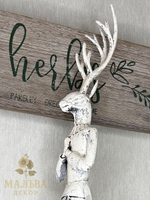 Подсвечник "Олень" декоративный металлический от CAMPO Home & Garden 22x23x77 см