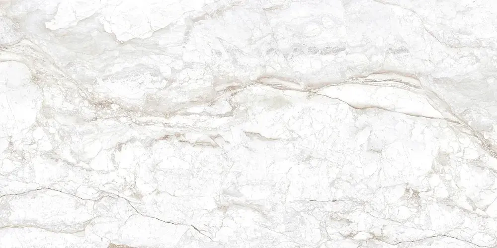 Керамогранит Alma Ceramica GFA114BLG04R Bellagio 114x57 белый сахарный под камень