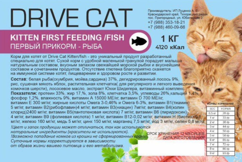 Дешевый корм для котят
