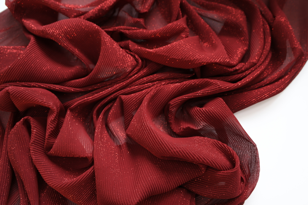 Шифон гофре металлик