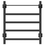 Полотенцесушитель MIXLINE TRIUMPH  60х50 (таймер, 367Вт, 4 перекладины + ПОЛКА) электрический ЧЕРНЫЙ