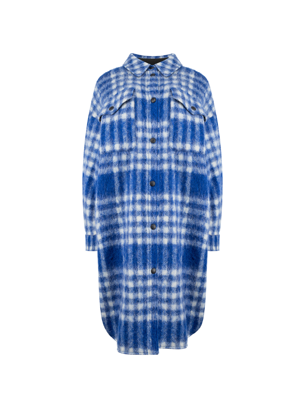 Erica Kvallini пальто - сине-белый