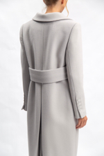 Пальто однобортное с английским воротником