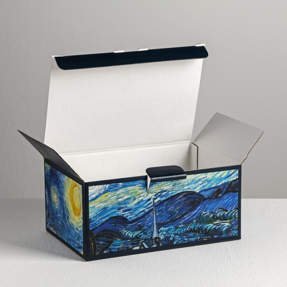 Коробка‒пенал «Ван Гог», 22 × 15 × 10 см