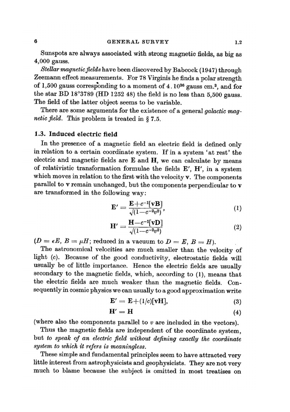 Cosmical Electrodynamics | H. Alfven