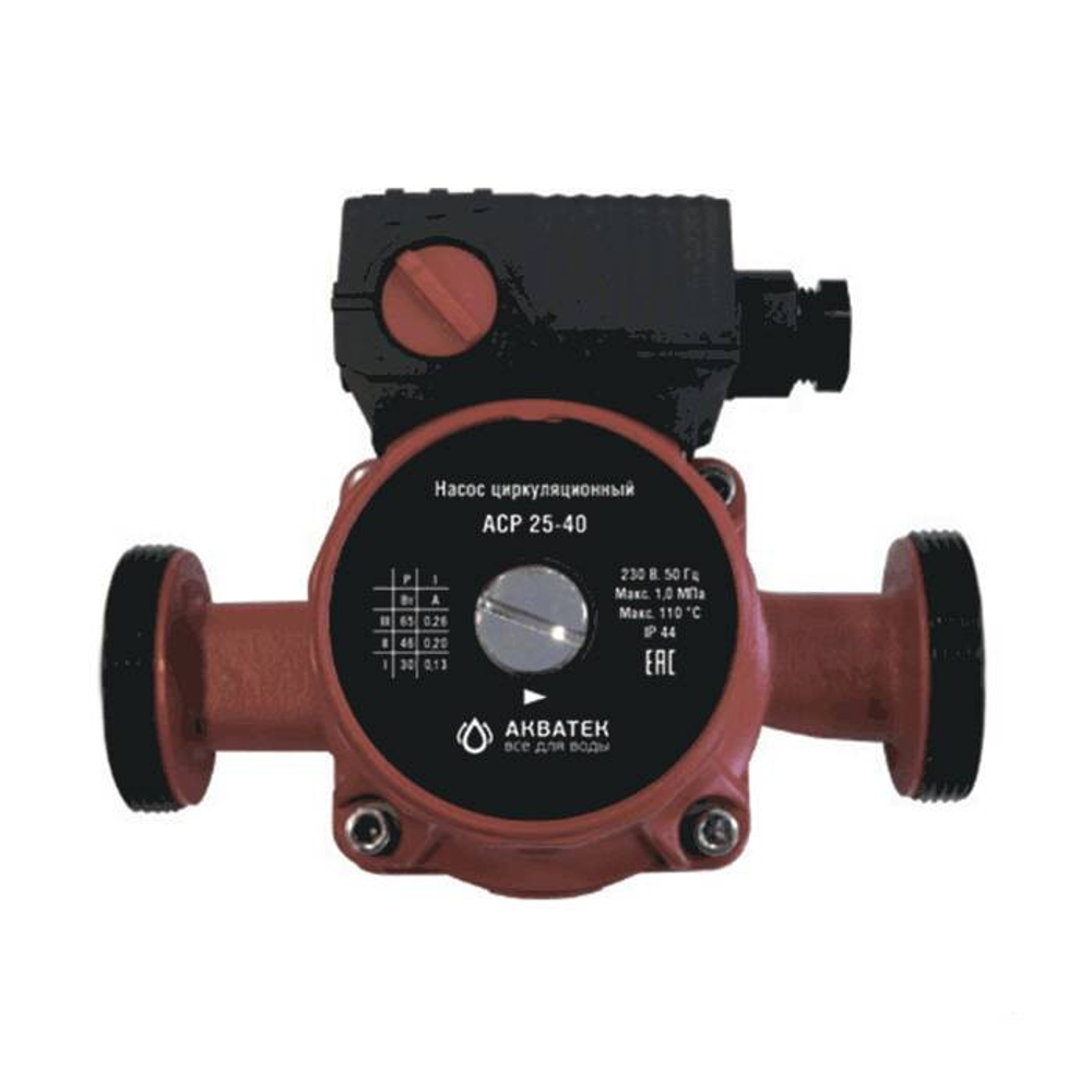 Насос циркуляционный ACP 25-40 в/к с гайками Акватек 0-18-0200