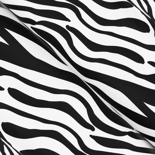 Бумага упаковочная тишью Зебра / листы 10шт 50*66 см