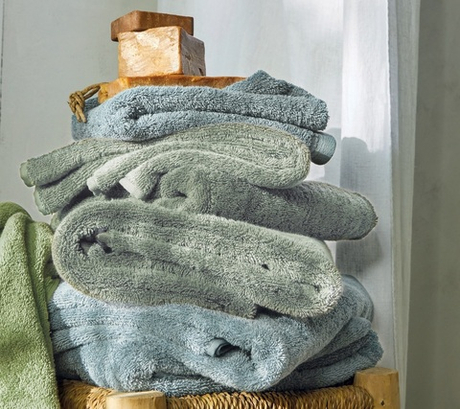 Полотенце Uni Kaki Blanc des Vosges 55x110 Зеленый