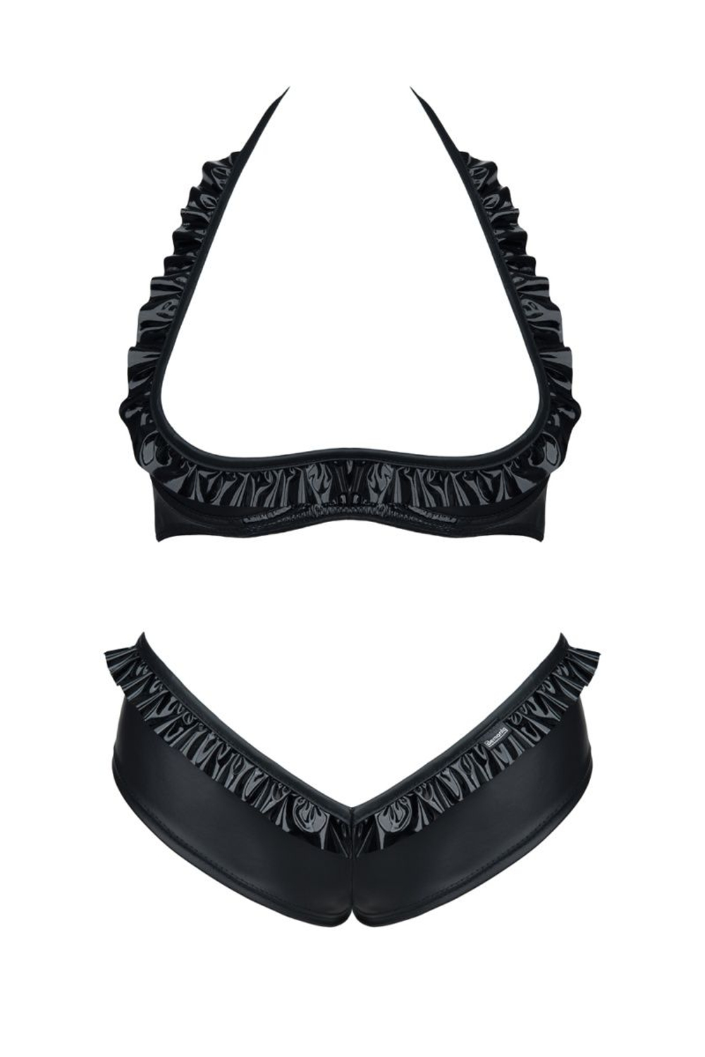 Комплект с открытой грудью Lea (Размер: M) (Цвет: черный)