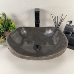 Раковина из речного камня RS-64894 44*37*15 0861