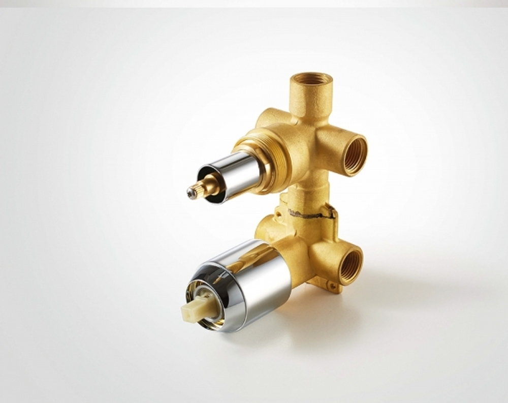 Скрытая часть встраиваемого смесителя (3-функц) Bravat