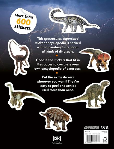 Sticker encyclopedia dinosaurs