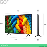 Телевизор LED LG 50" 50NANO80A6B.ARUG