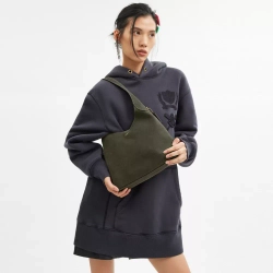 COACH СУМКА ЧЕРЕЗ ПЛЕЧО BROOKLYN 28, ОЛИВКОВЫЙ