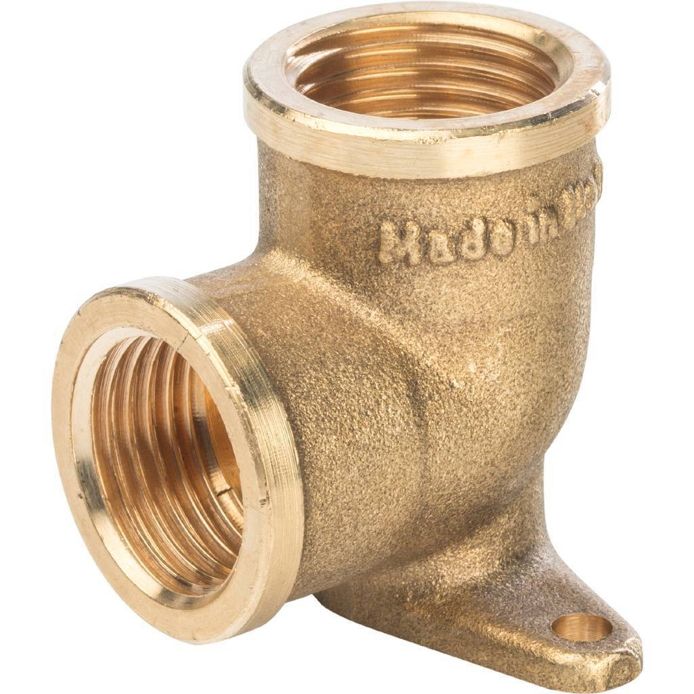 Угольник STOUT 1/2" ВР/ВР с креплением