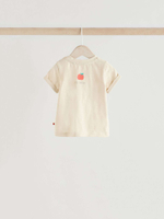 Футболка и легинсы в комплекте для малышей Next E66-978, 3 шт., Молочный, Голубой, Красный