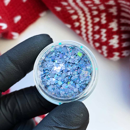 1242 Конфетти "Жирафики" 2 г синие