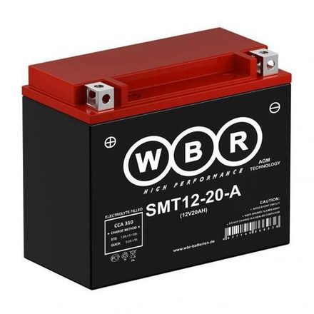 Аккумулятор SMT12-20-A WBR YTX20H-BS 175х87х155 20 а/ч
