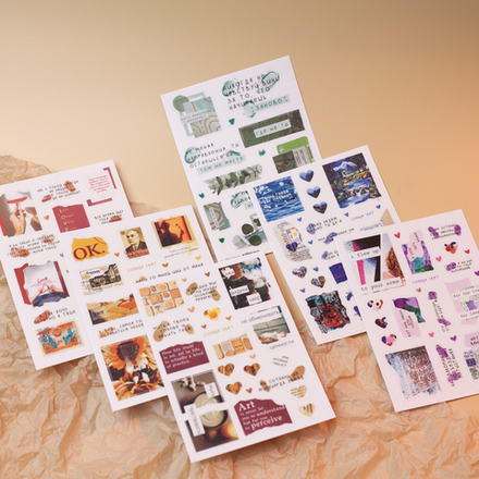 Набор стикеров "Коллажи" 🖇