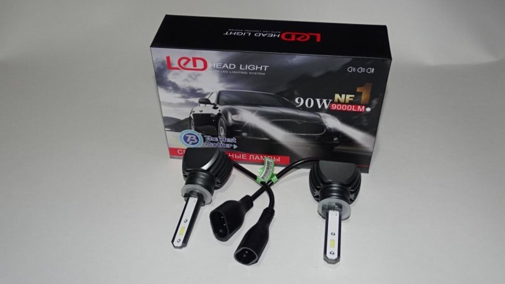 Лампа H27 12-24V/ 880/881 LED 90W 9000LM 2 шт (TLT)
