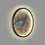 5078/25L L-VISION ODL24 539 черн./серо-беж./металл/натур.камень/акрил Настен.-потолочн.cветильн. LED 25W 3000K STOFLAKE