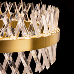 Citilux Ричард CL336063 LED Люстра хрустальная с пультом Бронза