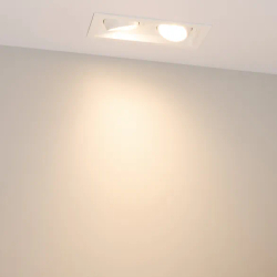 Светильник MS-VORTEX-BUILT-S170x90-2x12W Warm3000 (WH-WH, 40 deg, 230V) (Arlight, IP20 Металл, 5 лет) 057761