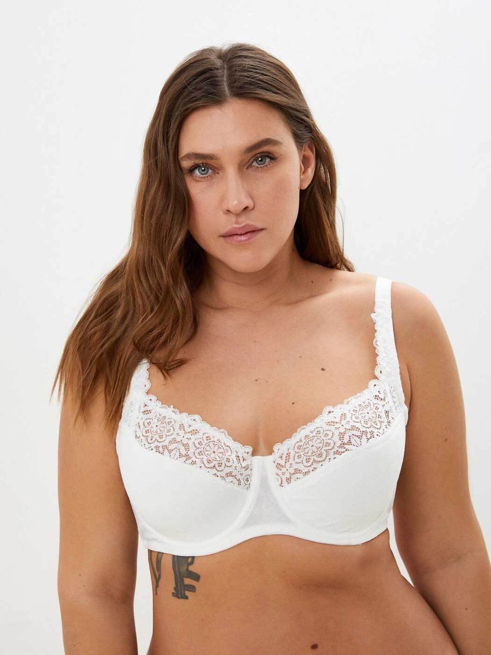 Бюстгальтер кружевной большие размеры