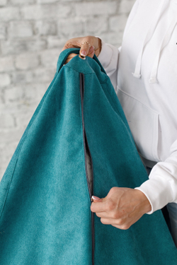 Кресло Мешок Груша Нефритовый Велюр (2XL, Классический)