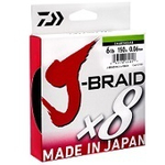 Шнур Daiwa J-Braid X8 150м  0.13мм 8.0кг Chartreuse 1шт 18lb