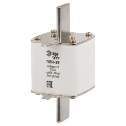 Плавкий предохранитель ЭРА PRO ppn-39-3-500 ППН-39, габарит 3, 500А | Плавкие предохранители