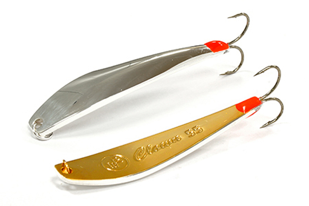 Блесна вертикальная ECOPRO Clown, 55мм, 9г, S/G, Двойник