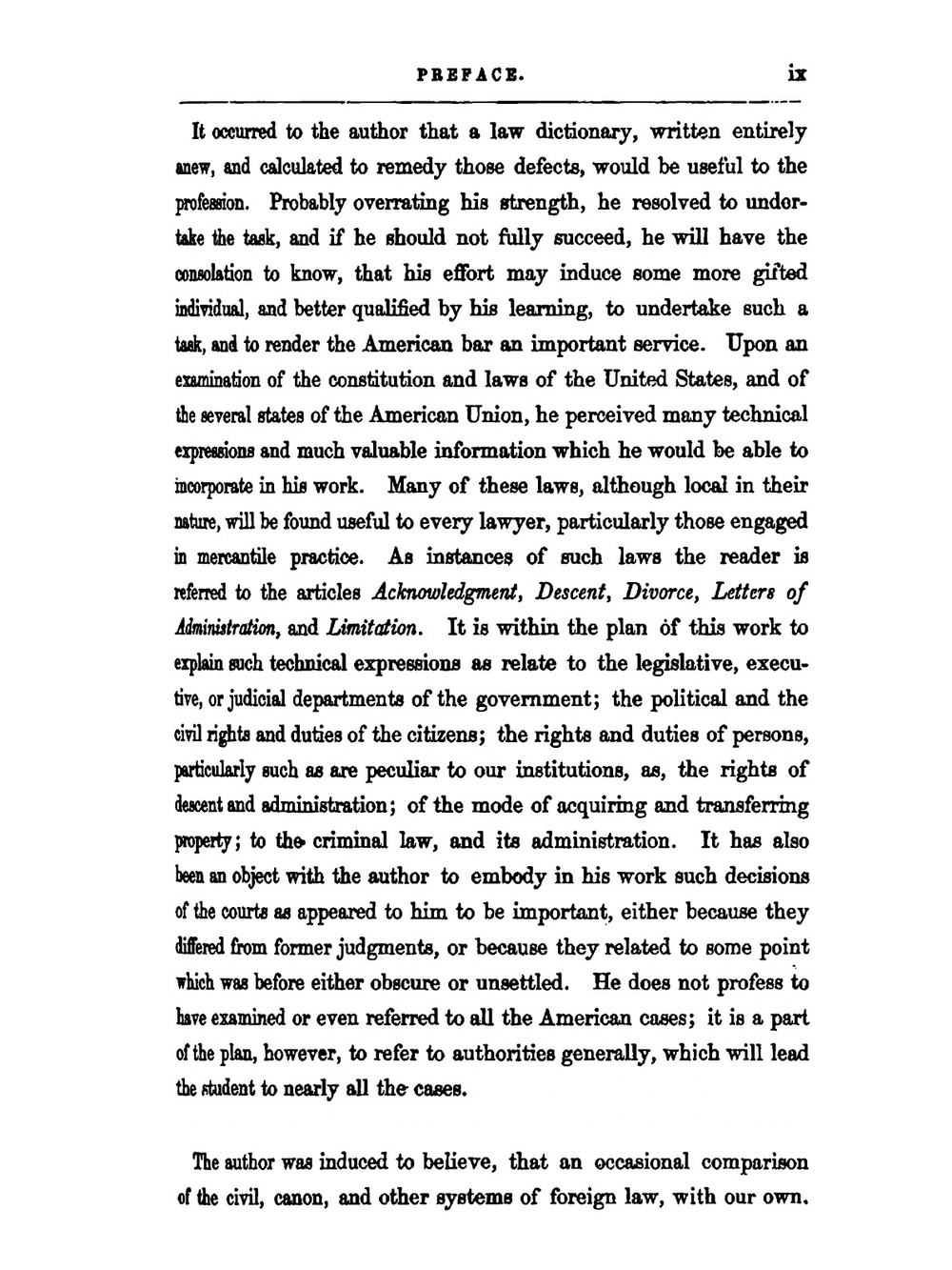 A law dictionary. adapted to the Constitution and laws of the United States of America. Volume 1 | J. Bouvier