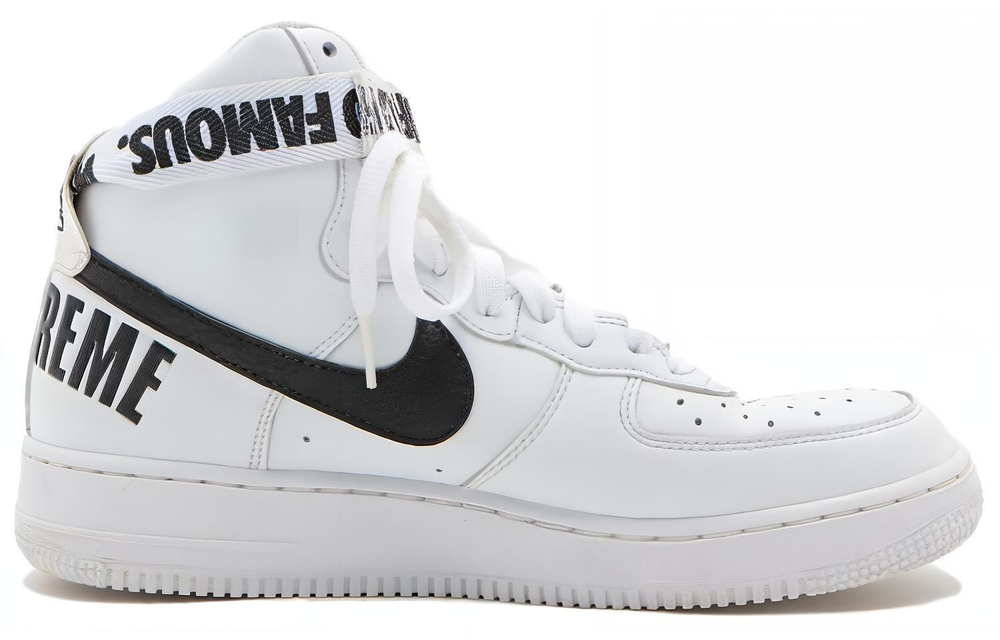 Кроссовки Supreme X Nike Air Force 1 World Famous White