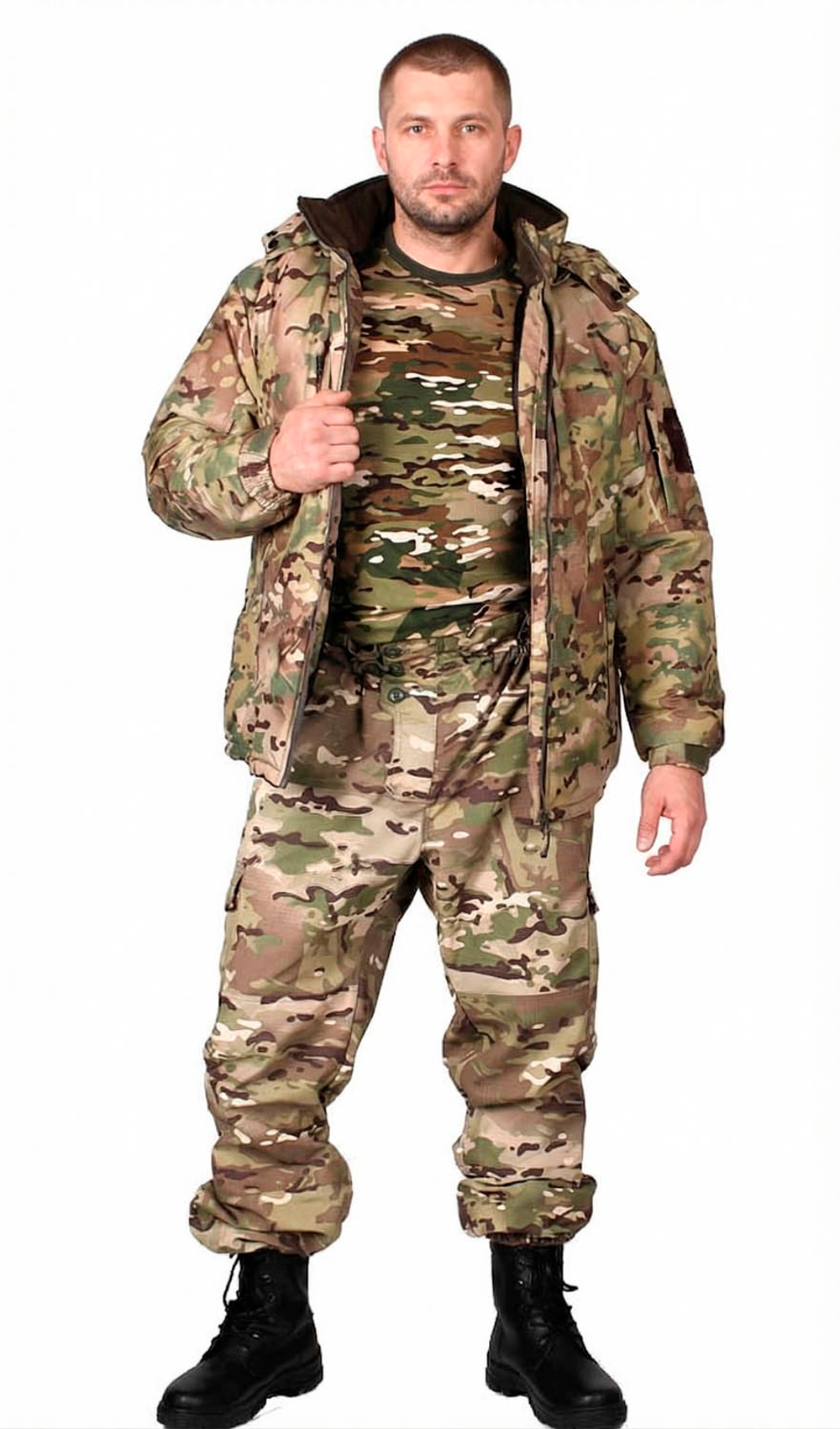 Куртка зимняя URAGAN multicam