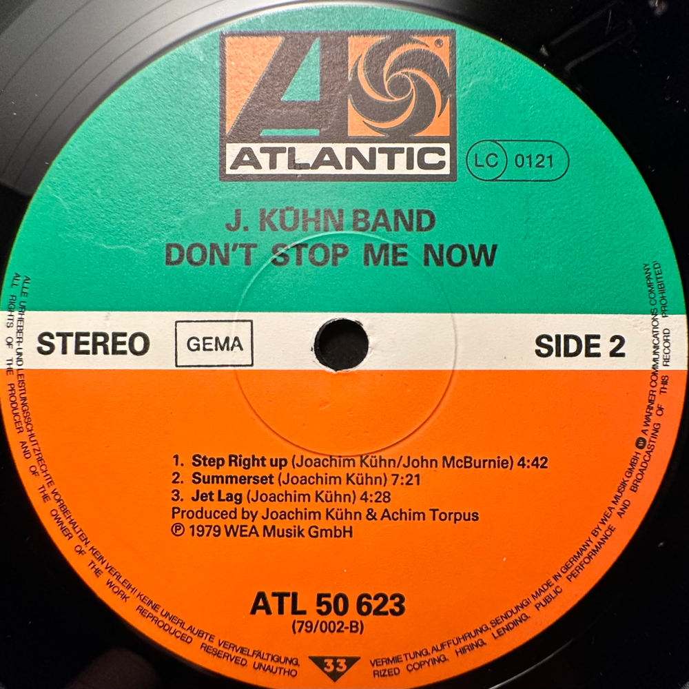 J. Kuhn Band - Don't Stop Me Now (Германия 1979г.)