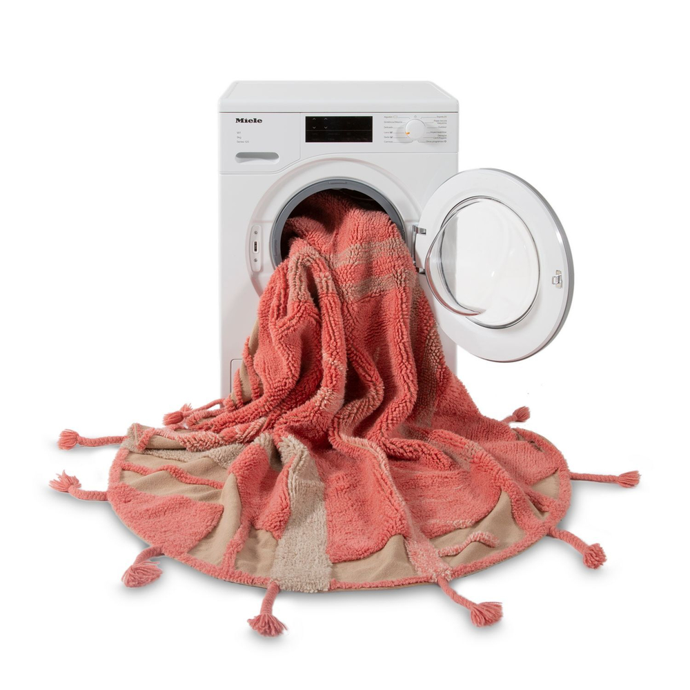 Шерстяной стираемый ковер Lorena Canals Chinook (160Ø см)