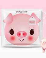 Маска для лица BioAqua Pig Mask с коллагеном и йогуртом, увлажняющая тканевая, 30 г