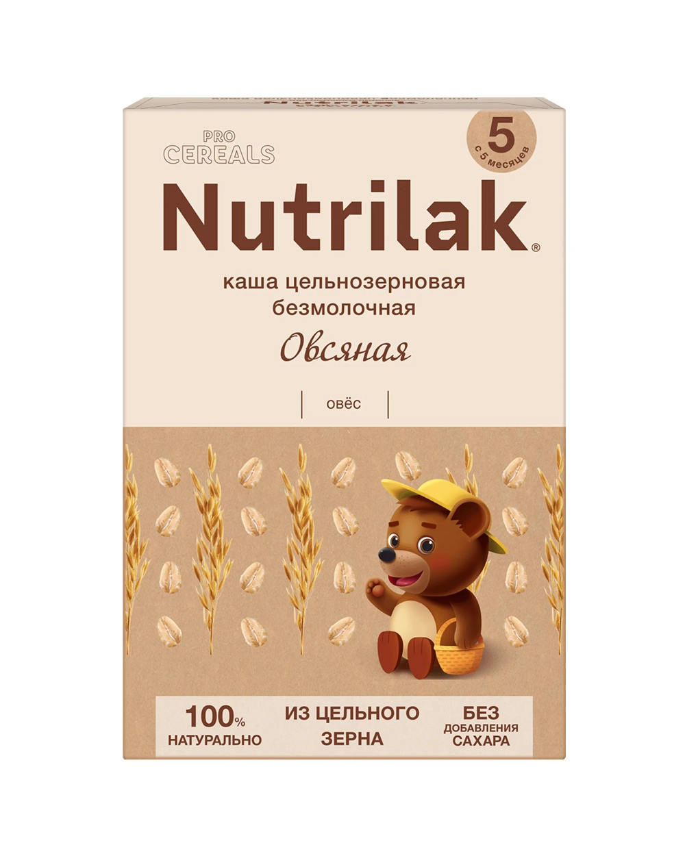 Каша безмолочная Nutrilak Premium Procereals овсяная 200г с 5 месяцев