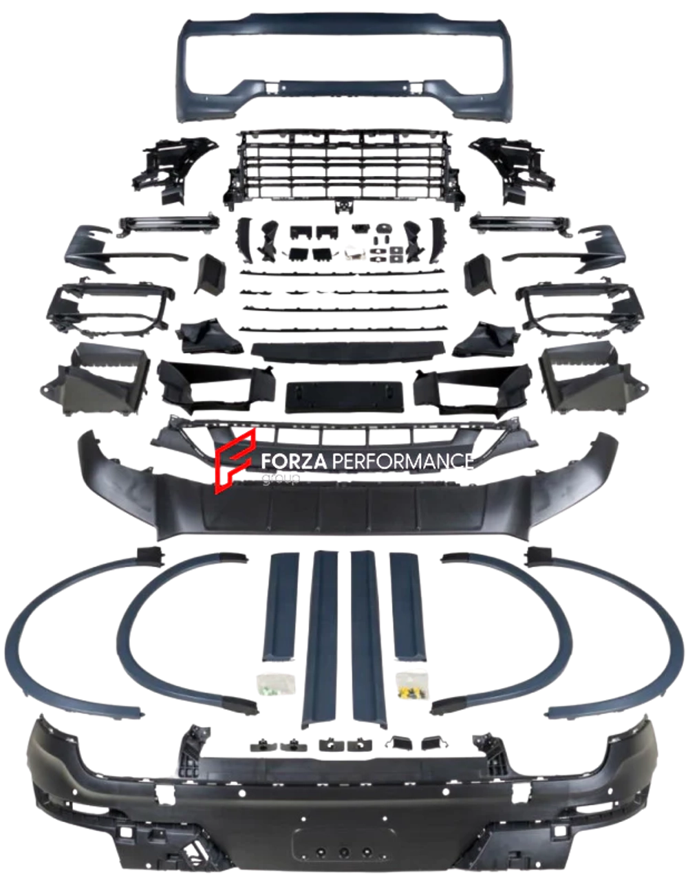 Обвес в стиле 9Y0.2 Turbo 2024+ для PORSCHE CAYENNE 9Y0.1 2018–2023