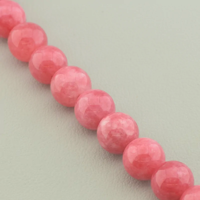 Нитка Клубничный кварц 38 см. 12 мм. (Без замка)