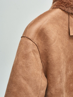 Шуба женская чебурашка тедди эко