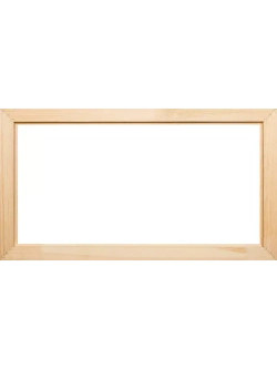 Деревянная рама 35x50 для картин на подрамнике сеч. 40x18