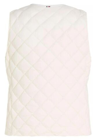 Женская теннисная жилетка Tommy Hilfiger LW Down Quilted Collarless - Бежевый