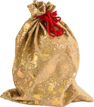 Мешок Золотой (бархатный) (текстиль) – Премиум 2500 г.