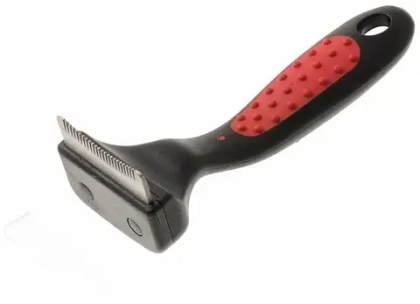 HELLO PET Дешеддер малый с изгибом, 24 крупных зуба