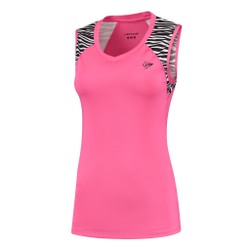 Женская теннисная майка Dunlop Game Tank Top Women - Pink, Multicoloured