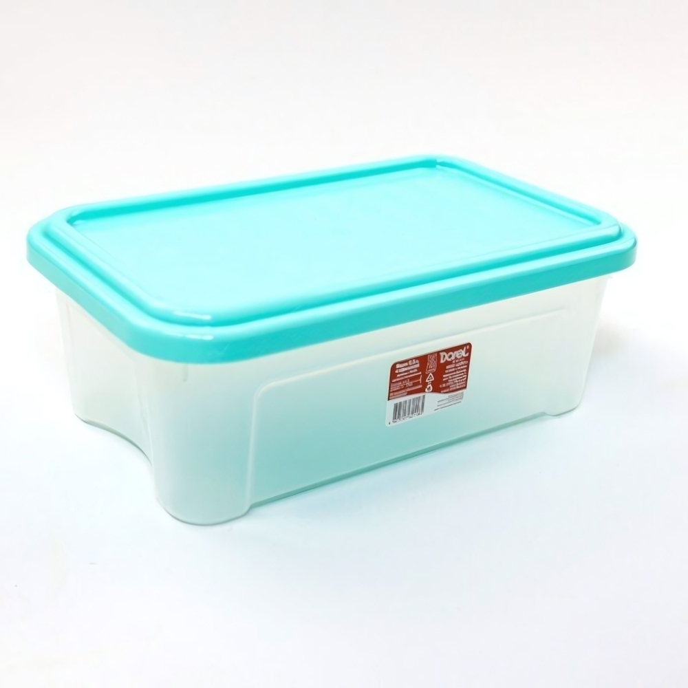 Ящик с крышкой DARELBOX 2,5л 260*165*98 бирюзовый