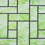 Панель самоклеящаяся 30*30см "Кирпичики", цвет бело-зеленый (YL-8008)